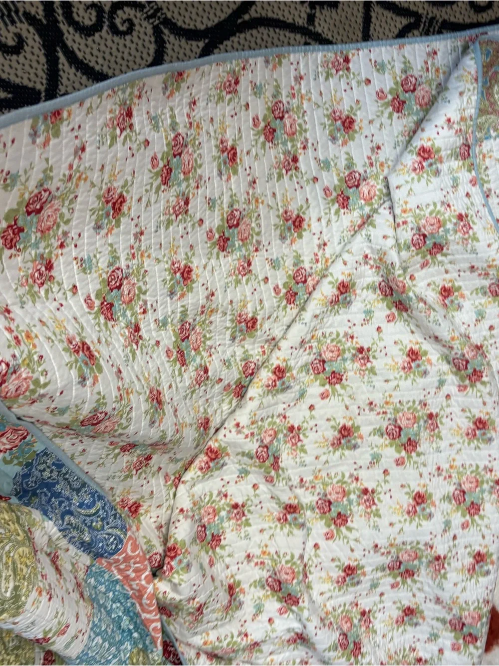 Floral Patchwork KING QUILT
